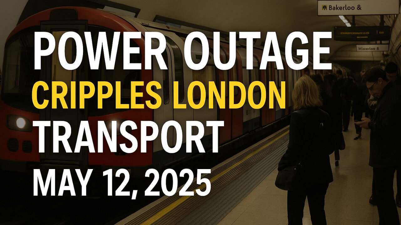 London Power Outage Disrupts Tube & Overground | Major Transport Delays in London – May 12, 2025