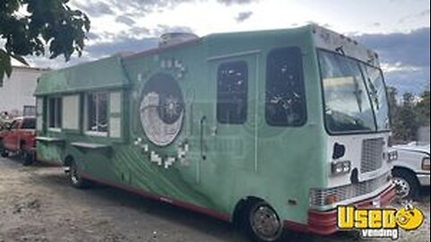 Used - 30' Mobile Kitchen Food Truck with Pro Fire System for Sale in Virginia!