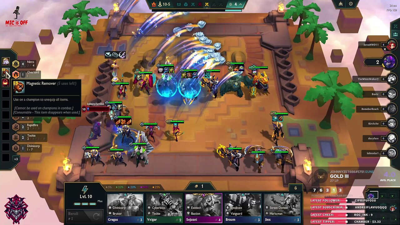 Just a simple win in Hyper Roll from Teamfight Tactics