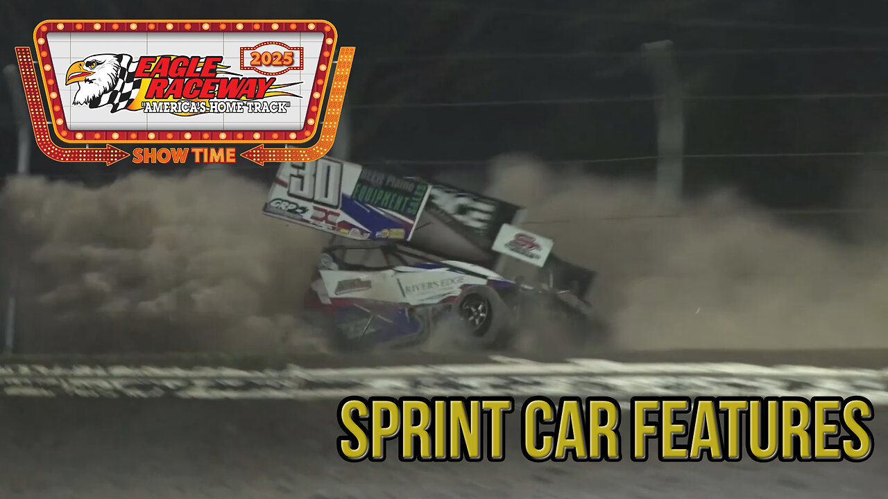 Ice Breaker Challenge #2 | Sprint Car Features | Eagle Raceway | 4-19-2025