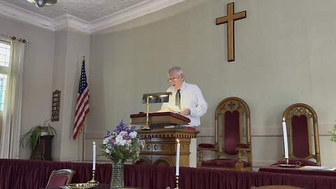 Sunday Sermon, Pastor Jay D. Hobson, Cushman Union Church, August 10, 2025.