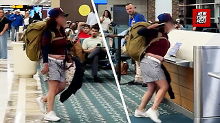 Wild video shows passenger's violent outburst at Orlando airport after missing flight