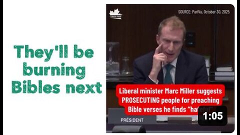 They'll be burning Bibles next