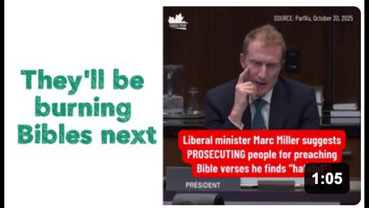 They'll be burning Bibles next