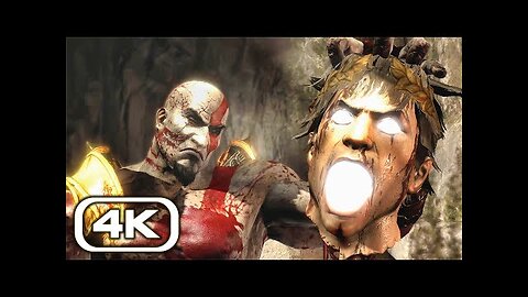 GOD OF WAR Kratos Kills All Gods of Olympus 4K ULTRA HD