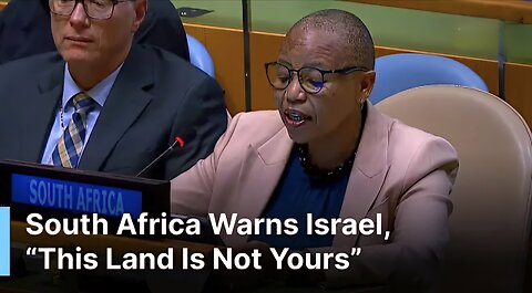 South Africa BLASTS Israel Annexation Plans, Calls Gaza War “Genocide” | DRM News | AC1N