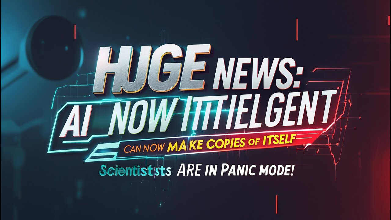 HUGE NEWS: AI Can Now Make Copies of Itself—And Scientists Are in Panic Mode!