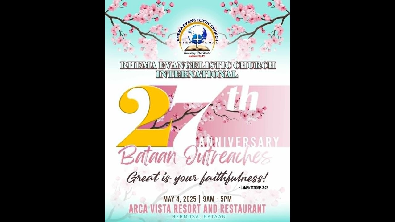 27 Bataan Anniversary | MAY 4, 2025 | Afternoon Service