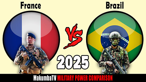 France vs Brazil 2025 | Military Power