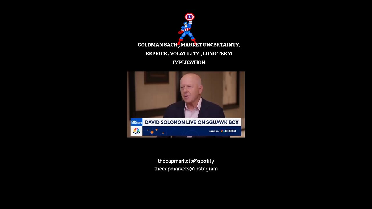 GOLDMAN SACH: TARIFF AND LONG-TERM IMPLICATIONS