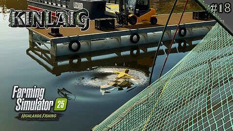 DROWNING FOR CASH! 🐟🆘 £200K for New MERCEDES & CASTLE Stone. | Kinlaig Ep. 18 | Farming Simulator 25