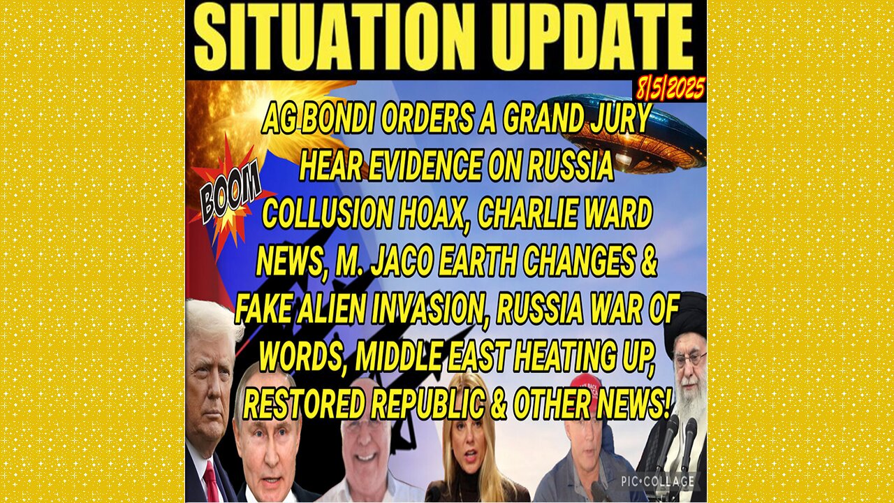 SG Anon. Juan O Savin ~ Situation Update 8/5/25 ~ Restored Republic > Judy Byington- Q+ White Hats