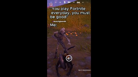 "You play Fortnite everyday, you must be good" - NOOB takes FALL DAMAGE!!!