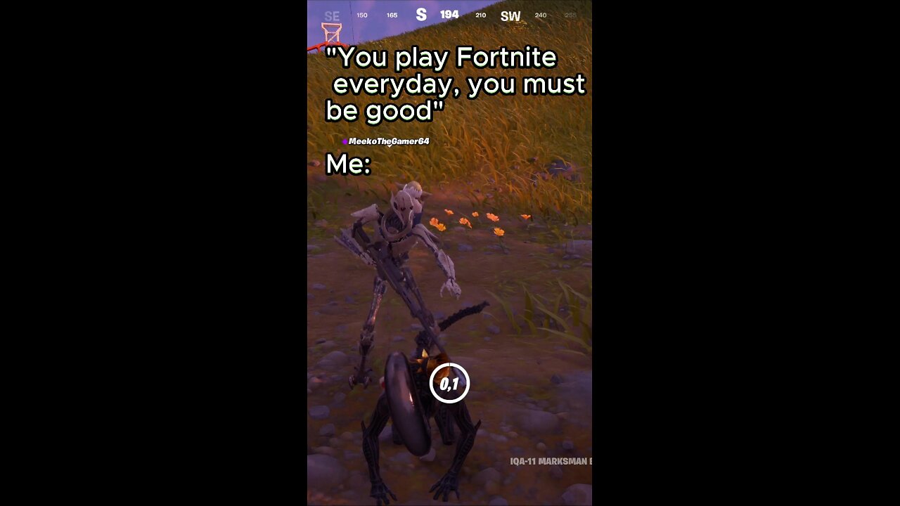 "You play Fortnite everyday, you must be good" - NOOB takes FALL DAMAGE!!!