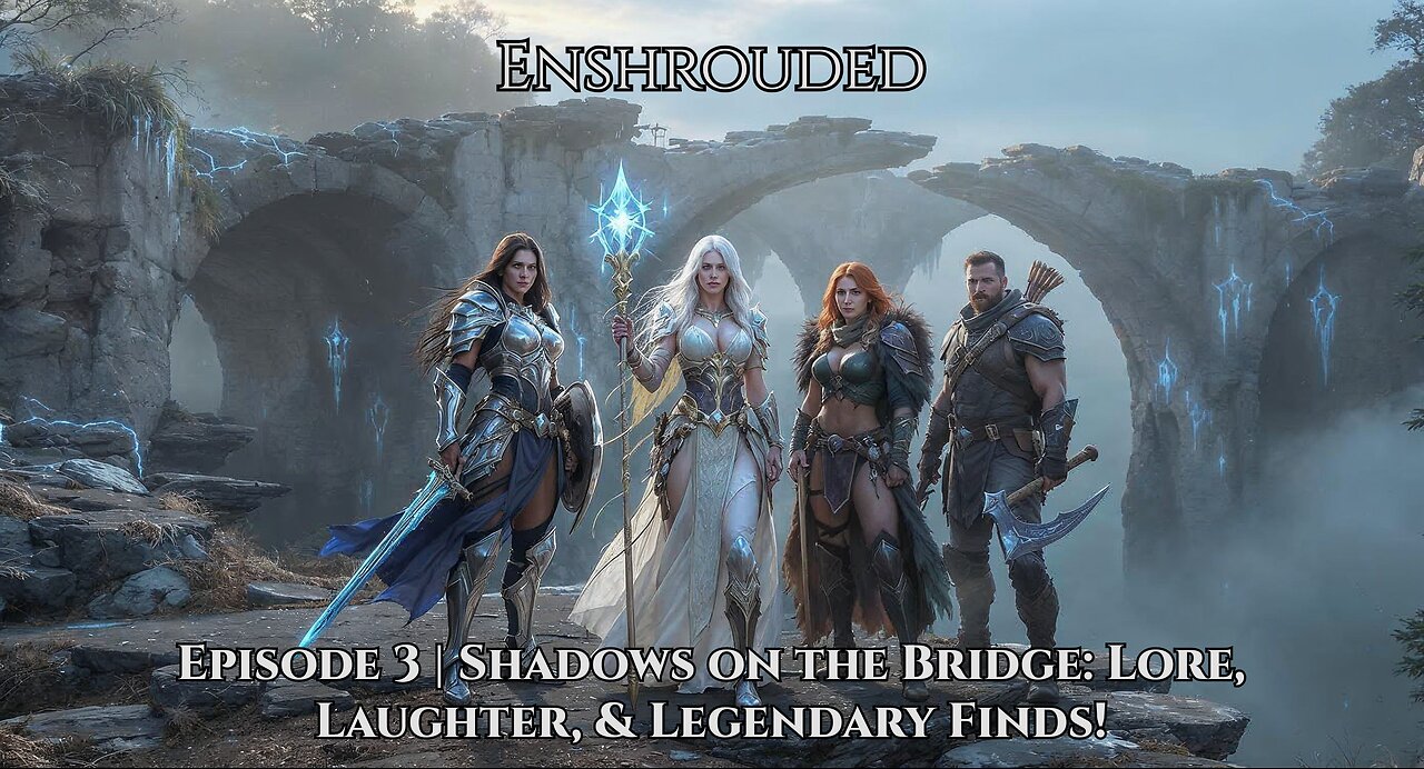 Shrouded Gaming Stream Ep. 3 | Enshrouded: Shadows on the Bridge – Lore, Laughter & Legendary Finds
