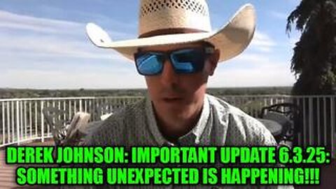 Derek Johnson: Important Update 6.3.25: Something Unexpected Is Happening!!!