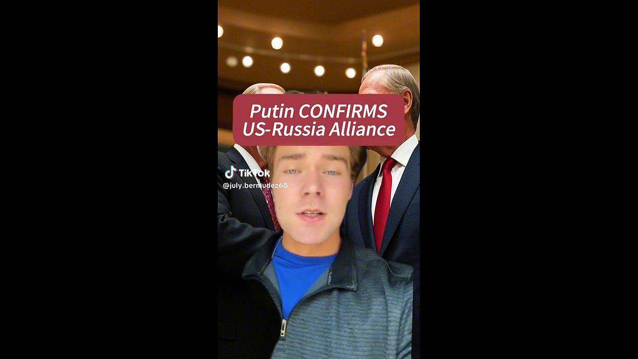 Putin Confirms Russia & U.S Alliance