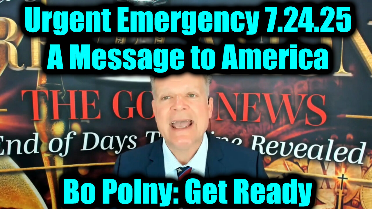 BO. A Message to America, This Will Affect Everyone in 2 Weeks. 7-23-25-AT-8PM-CST-20-EST