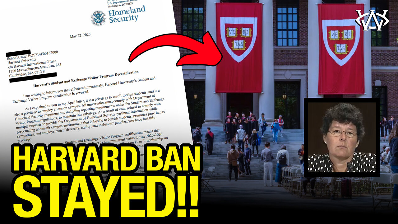 Obama Judge STAYS Harvard Ban!