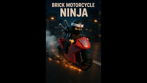 🔥 Brick Motorcycle Ninja | High-Speed LEGO unofficial Action! 🔥