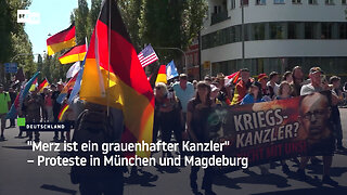 "Merz ist ein grauenhafter Kanzler" – Proteste in München und Magdeburg