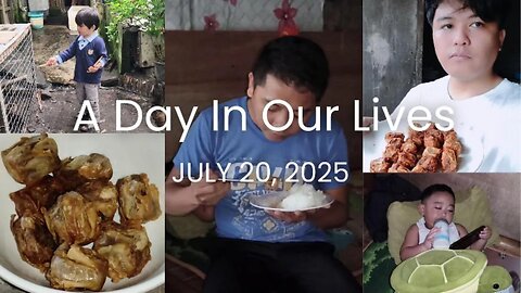 A Day in Our Lives: Corn, Foam, and Siomai (July 20, 2025)