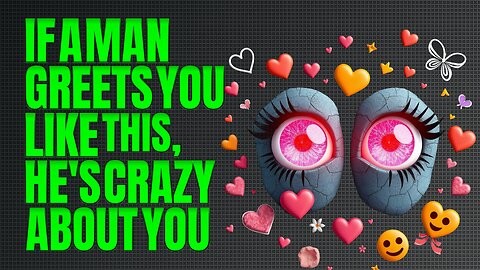If A Man Greets You Like This, He's Crazy About You.🥰🙌 | Love Psychology facts