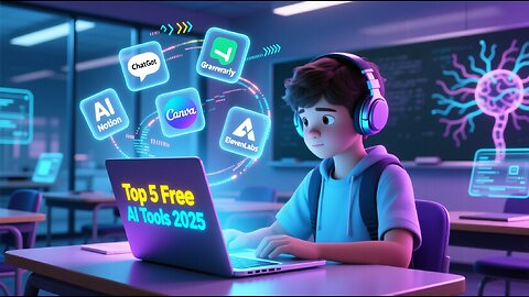 “Top 5 Free AI Tools Every Student Needs in 2025 🚀”