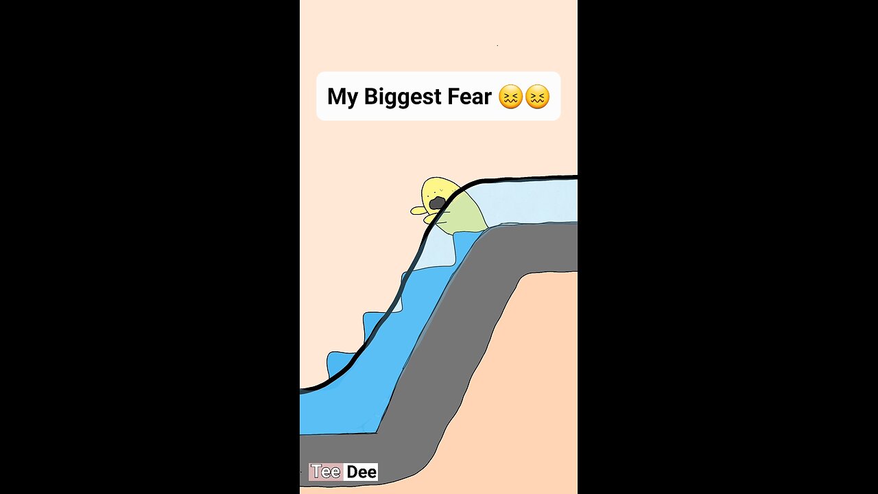My Biggest Fear (Animated Shorts) 😖😖 #shorts #funny #animation