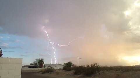 This Baby Storm Still gave us a Shock! in Needles CA! (08/21/2024)