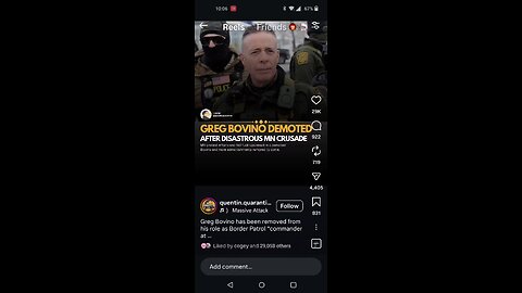 Greg Bovino Was Not "Demoted"