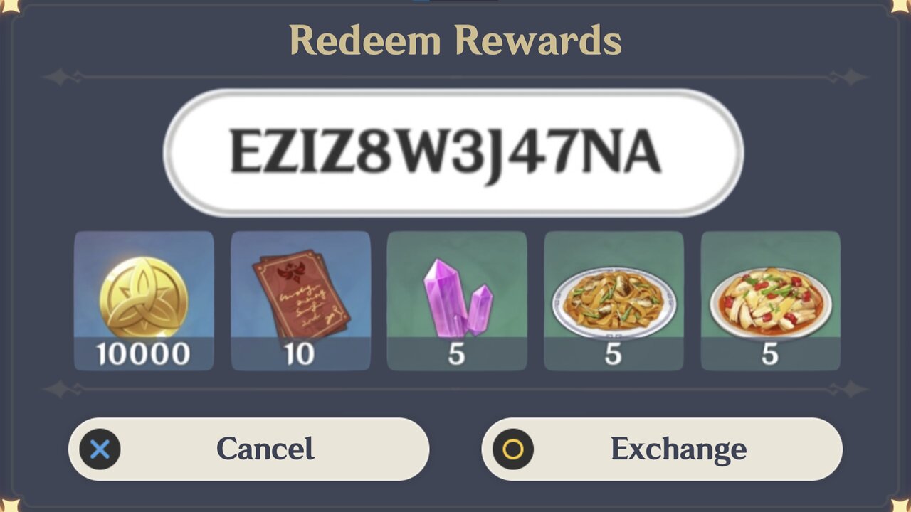 July 9, 2025 ITEM Code (Genshin Impact)