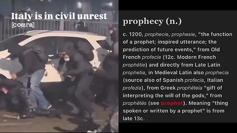 Italy 🇮🇹 is in CIVIL UNREST #italy #civilunrest #endtimes #prophecies