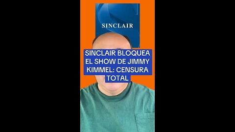 SINCLAIR BLOQUEA EL SHOW DE JIMMY KIMMEL: CENSURA TOTAL