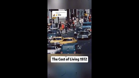 The cost of living 1972