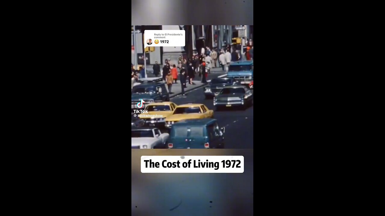 The cost of living 1972