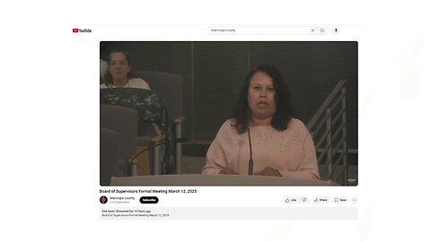 Kathrine Paulk speaks at the board of supervisors