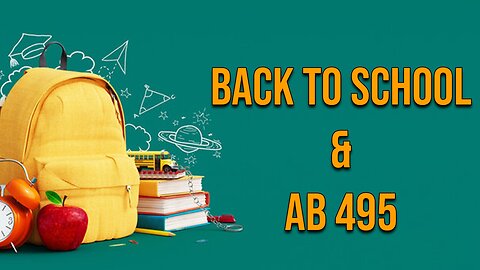 Pastor Scott Show - Does AB 495 threaten your kids? Also Back to School