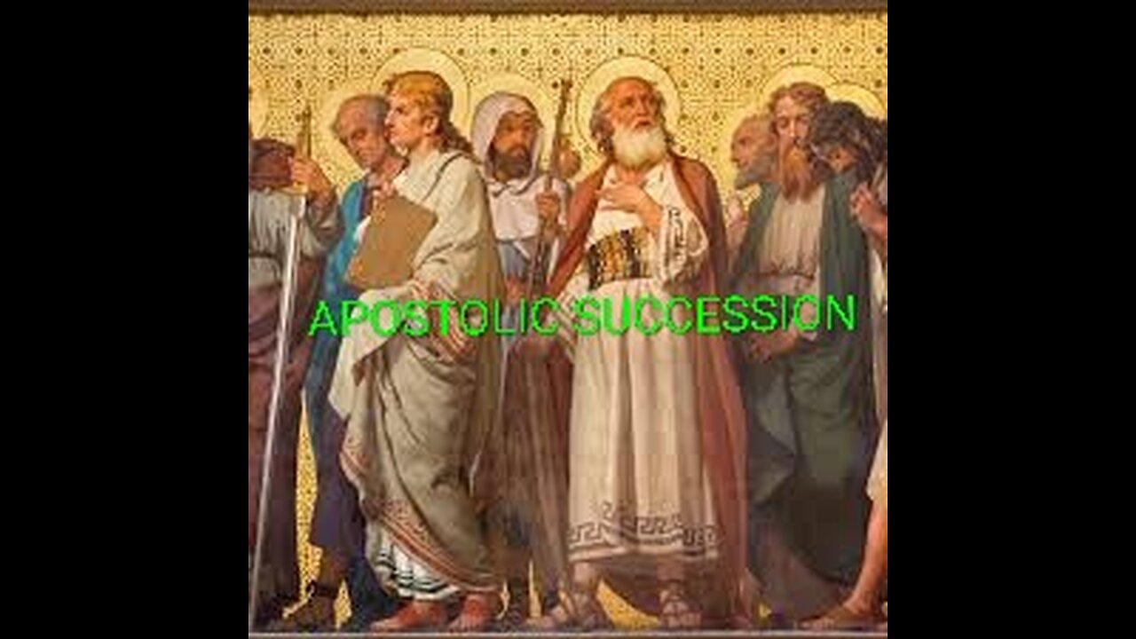 BAD ARGUMENTS: APOSTOLIC SUCCESSION YouTube Video Link https://youtu.be/gN3CCqzKQxQ?feature=shared