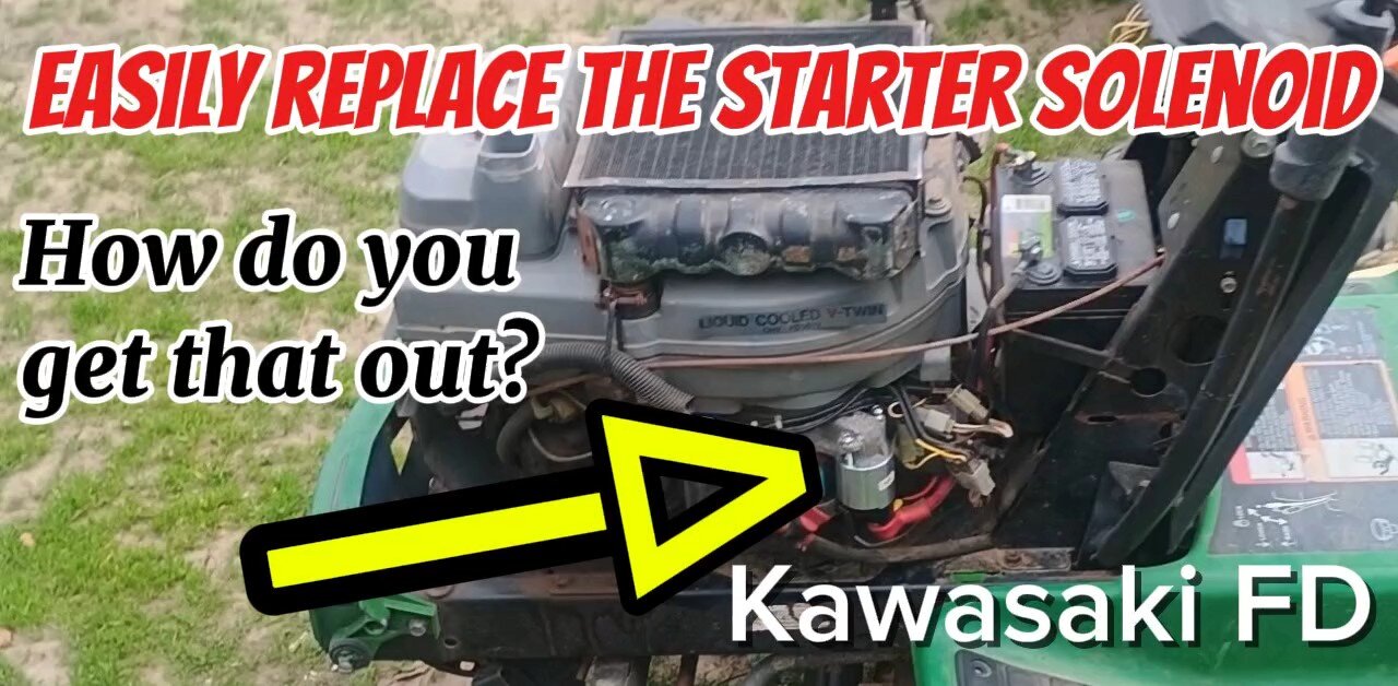 EASY Kawasaki FD Denso Starter Solenoid Replacement (WITHOUT REMOVING STARTER)