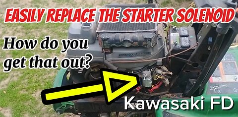 EASY Kawasaki FD Denso Starter Solenoid Replacement (WITHOUT REMOVING STARTER)