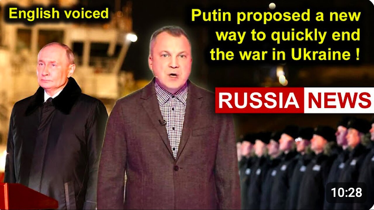Putin has proposed a new way to end the war in Ukraine quickly!