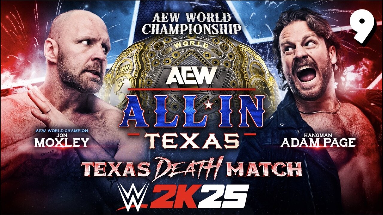 WWE 2K25 AEW All In 2025 - Match 9: FINALLY The Reign Has Ended!