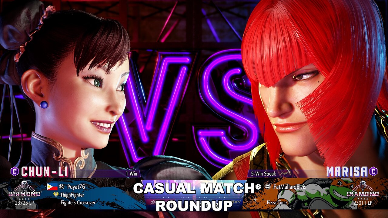 Kuya Kalbo SF6 Casual Match Roundup. Chun Li 4 star Diamond Rank [Hori Fight Stick]