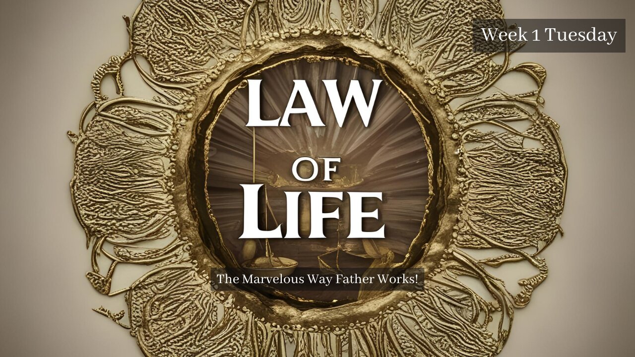 Law of Life Week 1 Tuesday