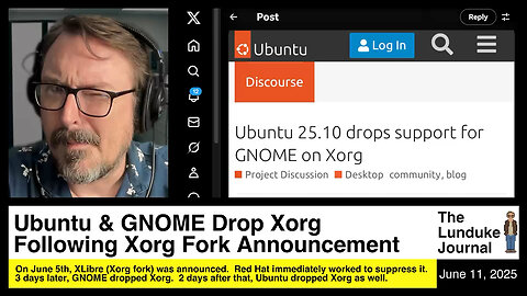 Ubuntu & GNOME Drop Xorg Following Xorg Fork Announcement