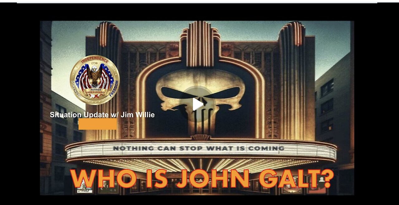 PATRIOT UNDERGROUND W/ Jim Willie. THE TRUMP TARIFF ANALYSIS IN DEPTH. WHO IS JOHN GALT? SGANON