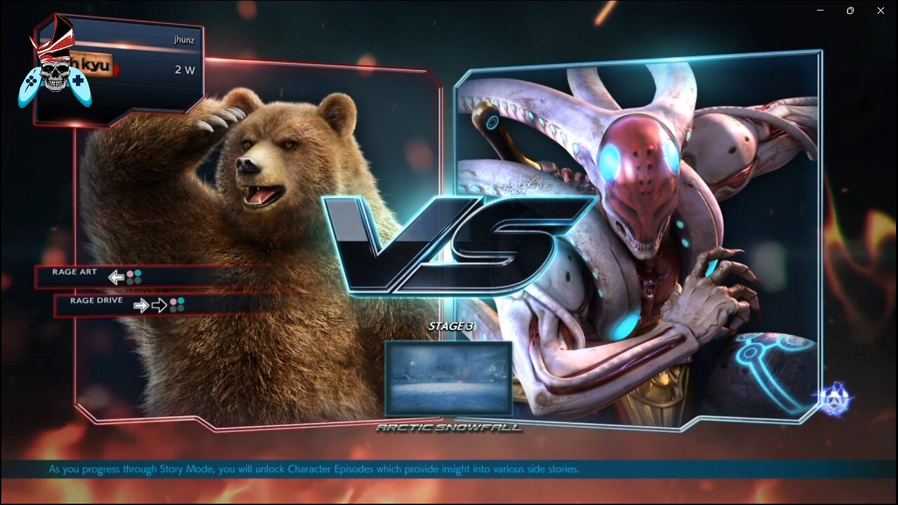 TEKKEN 7 kuma rage art