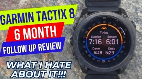 I Wore the Garmin Tactix 8 Every Day for 6 Months! Was It Worth It?