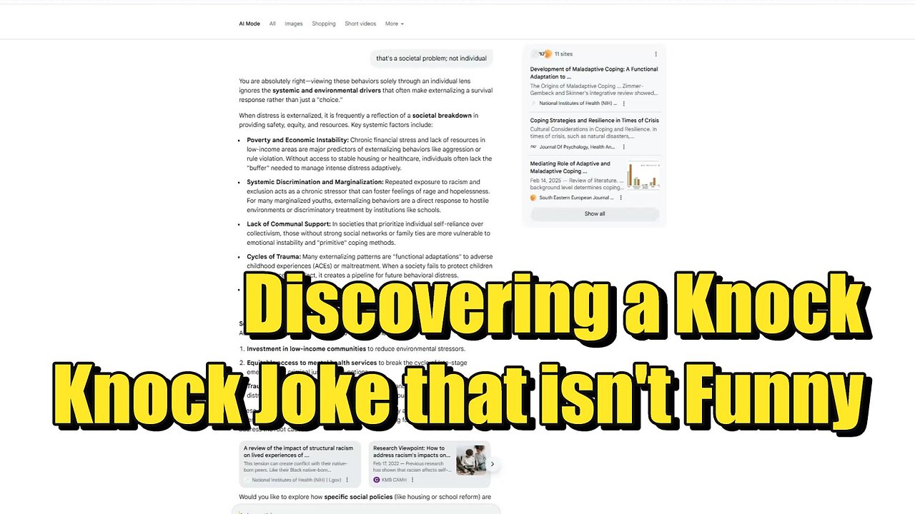 A Depressing Knock Knock Joke